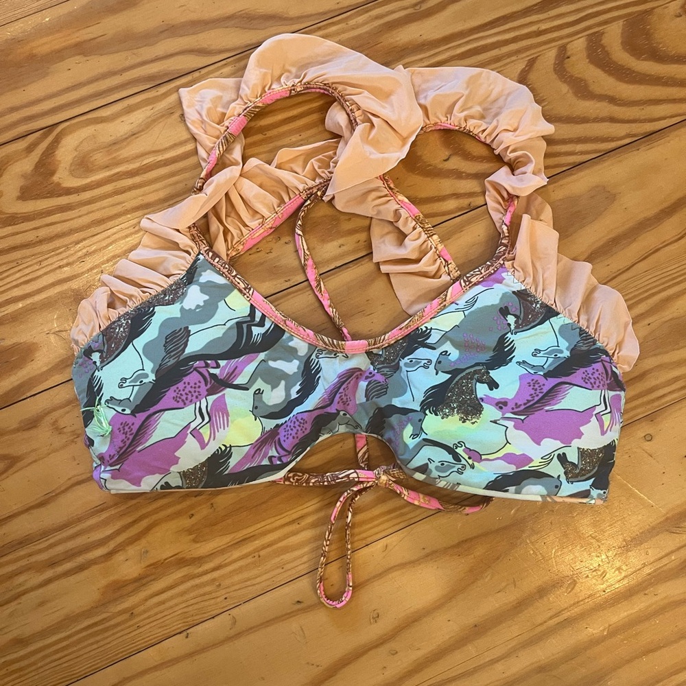 Maaji Swim Top with two sides prints